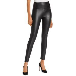 78$ BAGATELLE.NYC High-Rise Faux Leather Leggings Women's Size M Black